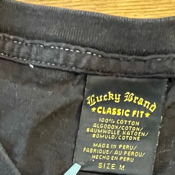 Lucky Brand | Skull & Wings T Shirt | Distressed | Women’s M - Picture 3 of 3